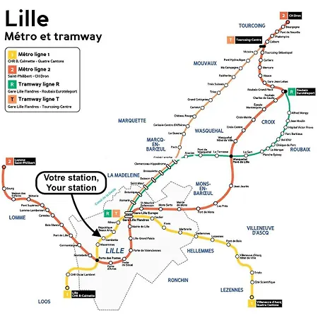 Lejlighed Proche Metro *